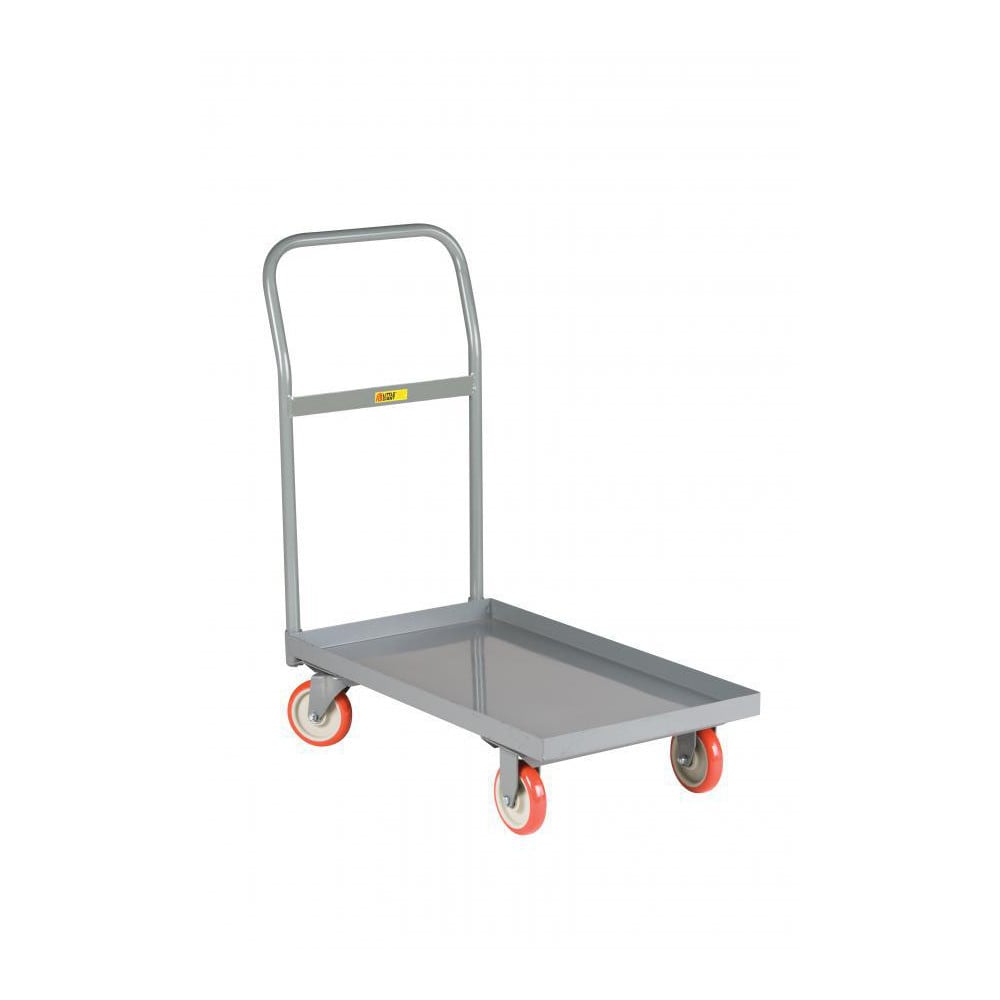 LITTLE GIANT T520-LU Platform Truck: 1,600 lb Capacity, Steel Deck, 24" Wide, 48" Long, 8-1/2" High Image