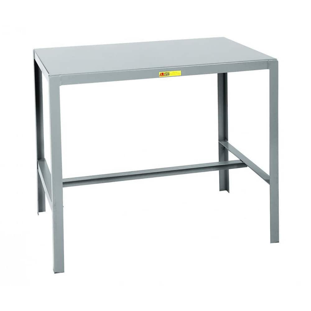 Little Giant. MT1-2448-30 Heavy-Duty Machine Table: Steel, Gray 