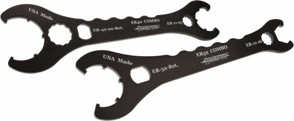 ER11, ER16, ER20, ER25, ER32 & ER40 Collet Chuck Wrench: Spanner, Use with Collet Chucks, Pull Studs & Retention Knobs