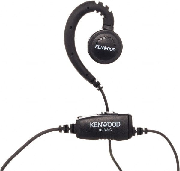 Kenwood KHS-31C Ear Hanger, Push to Talk Microphone C-Ring Headset 