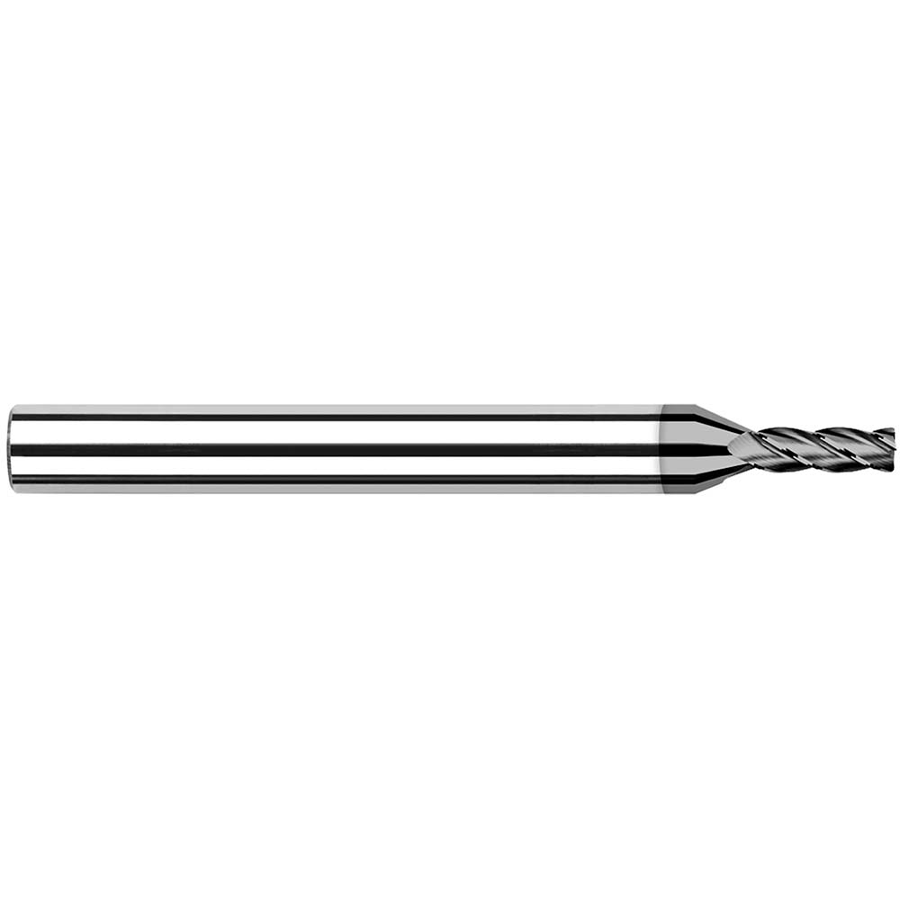 Harvey Tool 977193 Corner Radius End Mill: 0.093" Dia, 0.279" LOC, 0.01" Radius, 4 Flutes, Solid Carbide Image