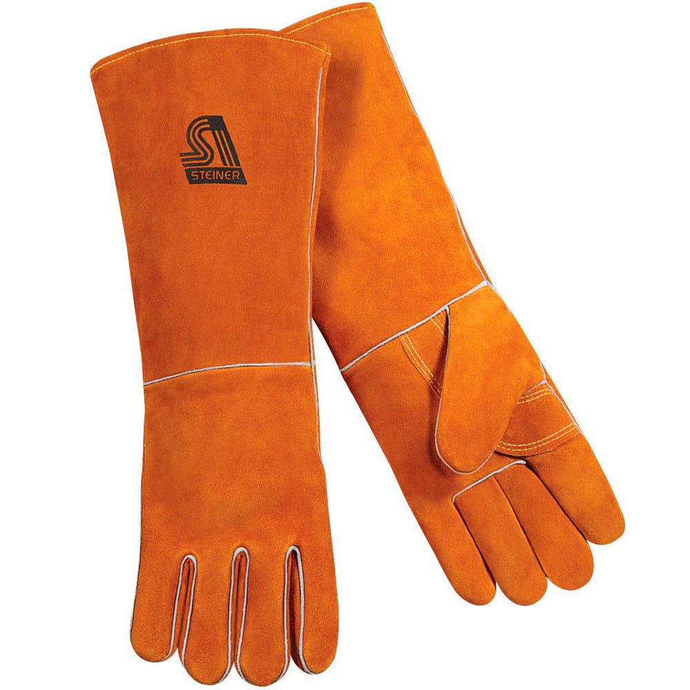 Steiner 21918-X Welding Gloves: Leather, Stick Welding Application 