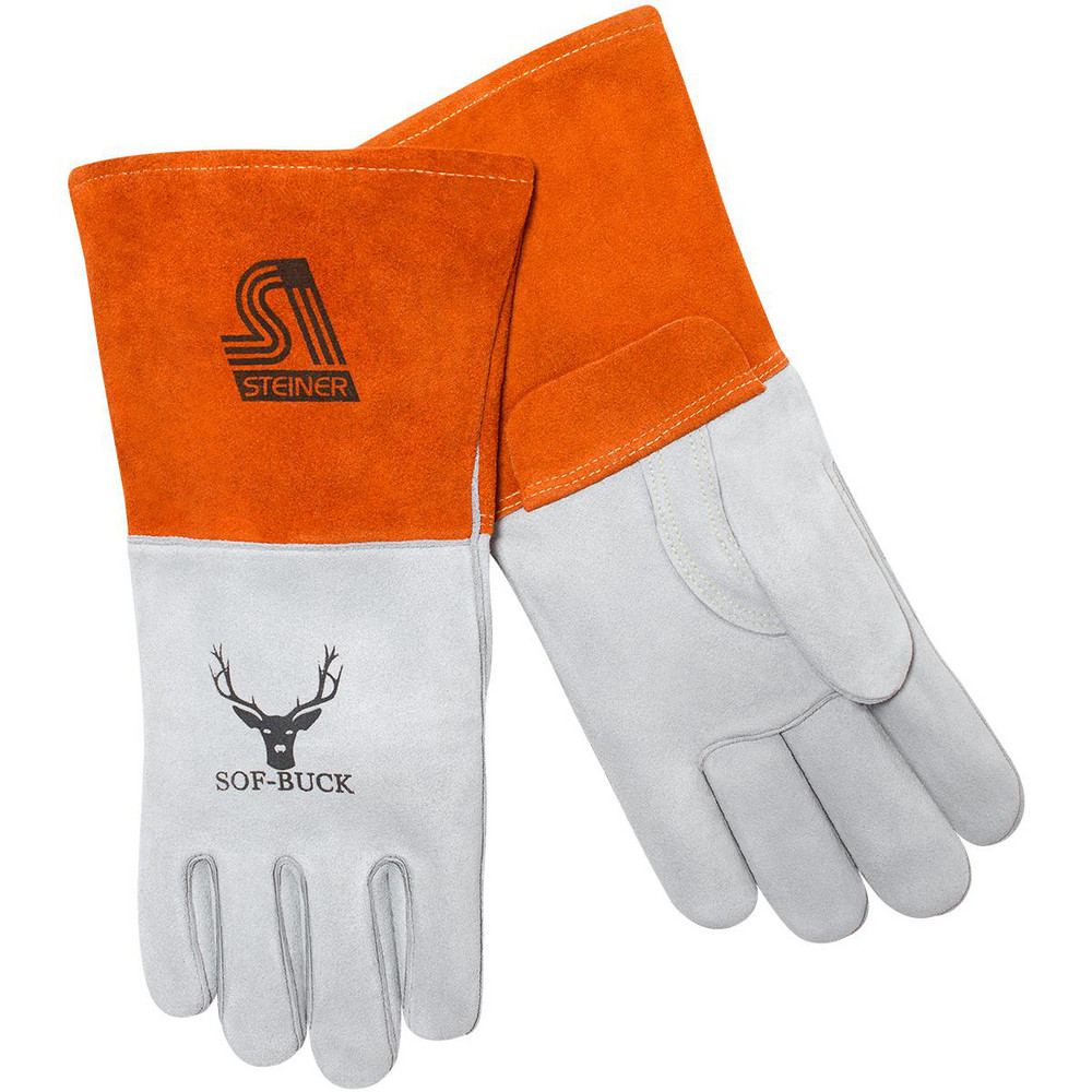 Steiner Welding Gloves Steiner Leather, Pair, for MIG MSC