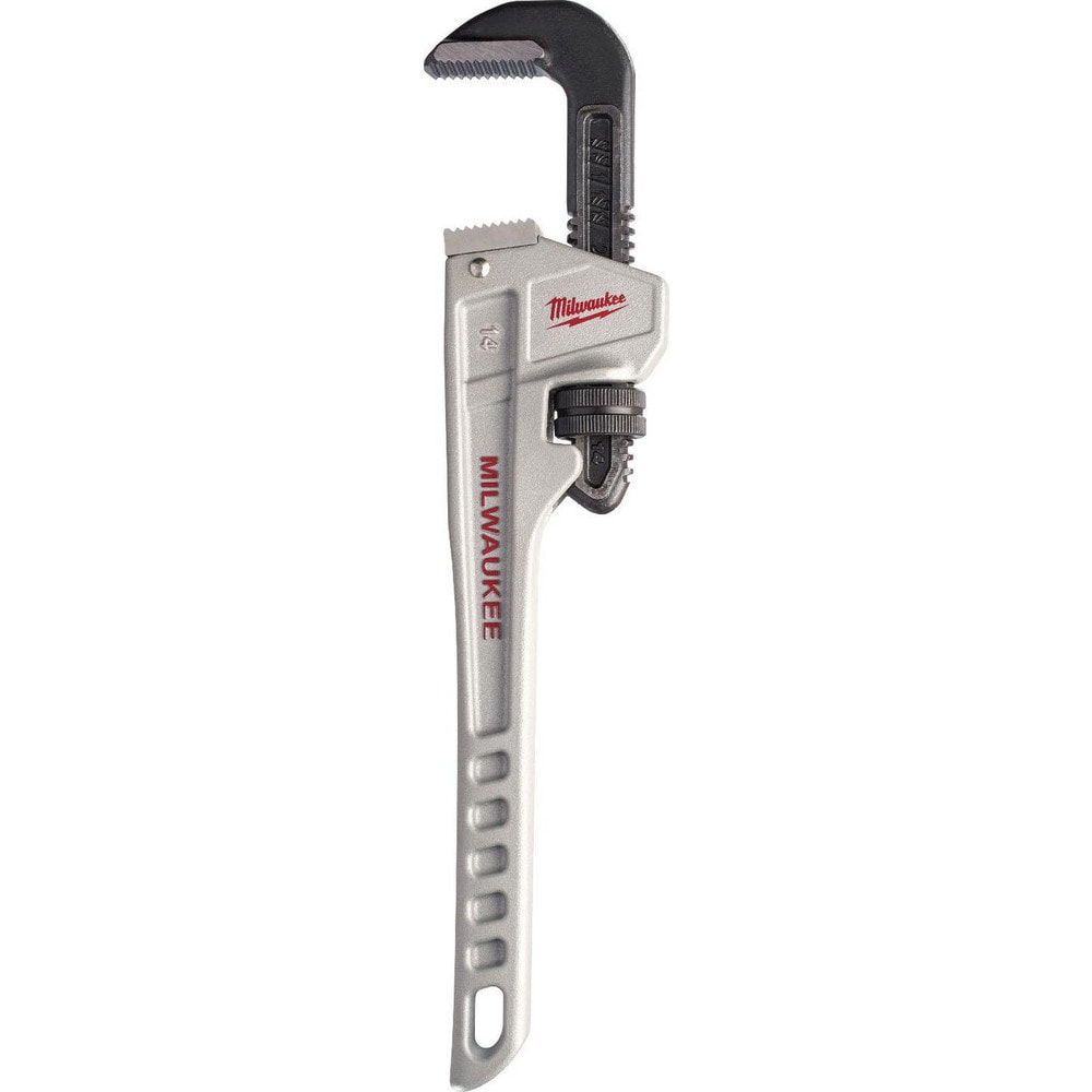 Milwaukee Tool 48-22-7214 Pipe Wrench: 14" OAL, Aluminum Image