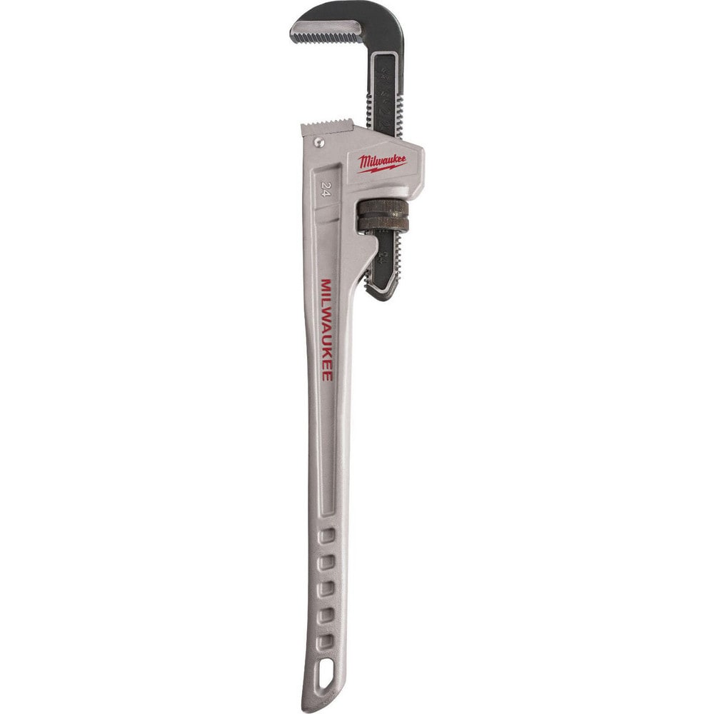 Milwaukee Tool 48-22-7224 Pipe Wrench: 24" OAL, Aluminum Image