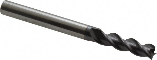 ProMax 109-01214 Square End Mill: 3/16 Dia, 5/8 LOC, 3/16 Shank Dia, 2 OAL, 3 Flutes, Solid Carbide Image