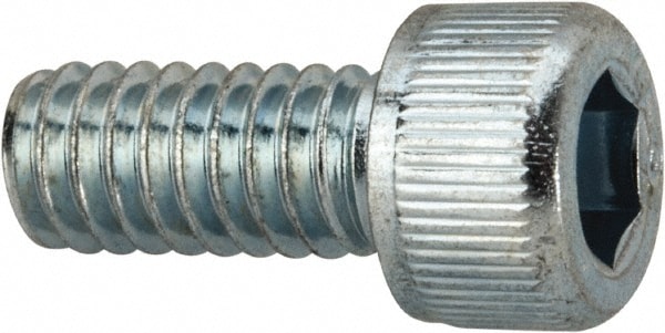 Value Collection 872079PR Hex Head Cap Screw: #8-32 x 3/8", Alloy Steel, Zinc-Plated Image