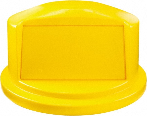 Rubbermaid Commercial Trash Can,50 gal.,Yellow,Plastic FG9W2700YEL