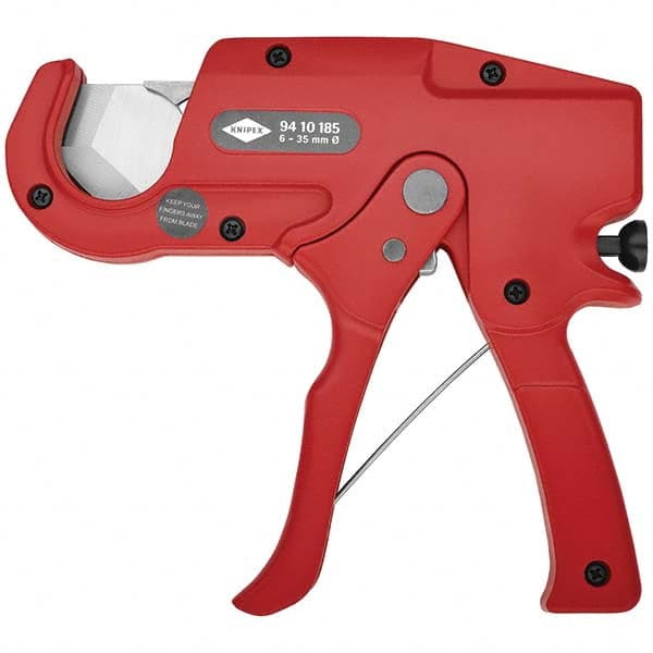 Knipex 94 10 185 Hand Pipe Cutter: 15/64 to 1-3/8" Pipe 