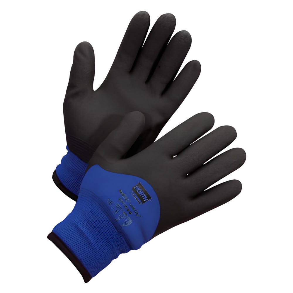 General Purpose Work Gloves: Large, Polyvinylchloride Coated, Nylon