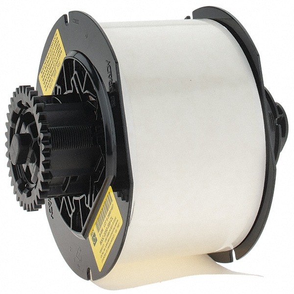 Label Maker Label: Clear, Vinyl, 100" OAL, 1 Roll