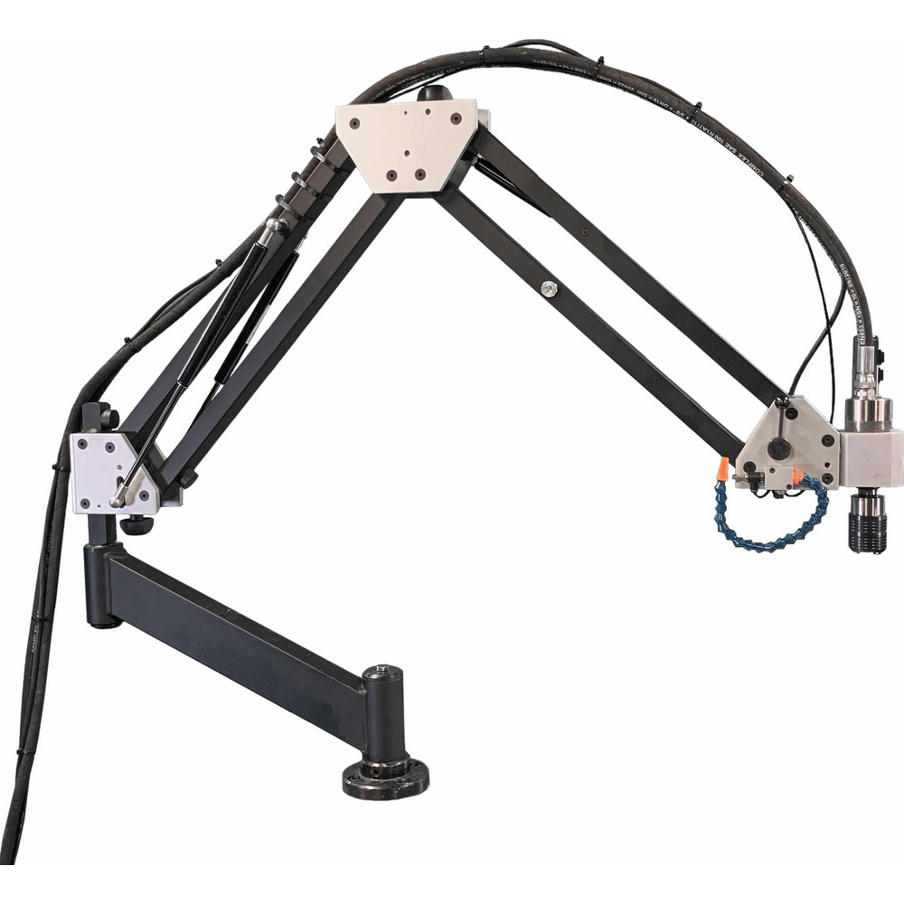 Flexarm Hydraulic Tapping Arms; Maximum Tapping Capacity in Aluminum