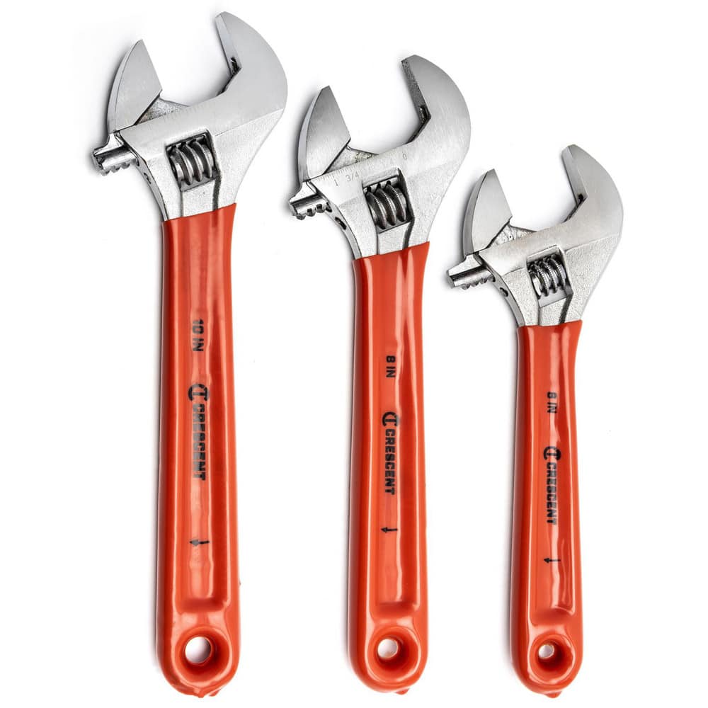Crescent - Adjustable Wrench Set: 3 Pc, Inch & Metric - 56169527 - MSC  Industrial Supply