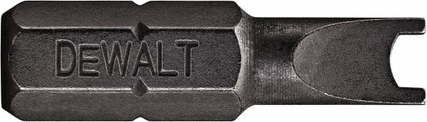 DeWALT Power Screwdriver Bit: Spanner Bit - 0.2500" Drive, 1" OAL | 50-Pack | Part #DWA1SP4IRB