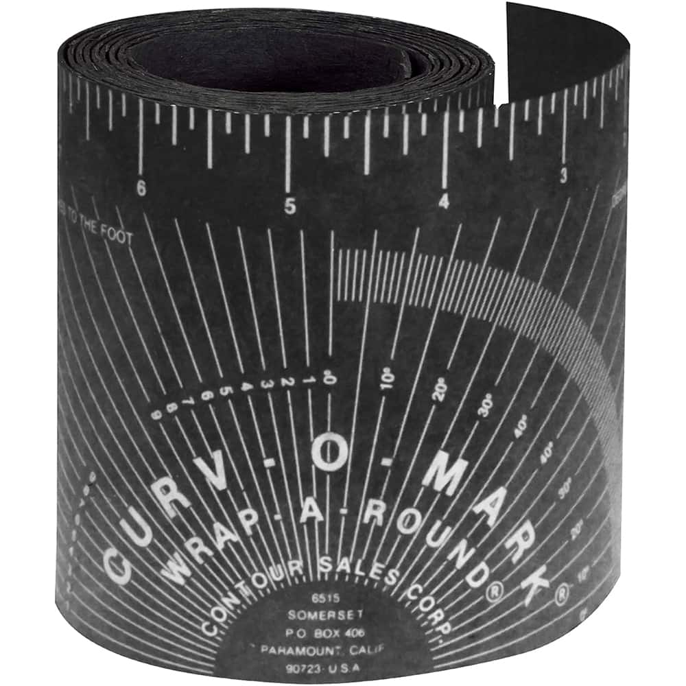 Tape Measures; Blade Color: Black ; Features: Economical Tool for Marking Straight Lines Around Pipe or for use as a Straight Edge; Heat and Cold Resistance; Printed with a Scale in Inches, Inch Chart, Tangent Chart, and other Useful Markings