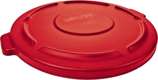 Rubbermaid fg263100red Trash Can & Recycling Container Lid: Round, For 32 gal Trash Can 