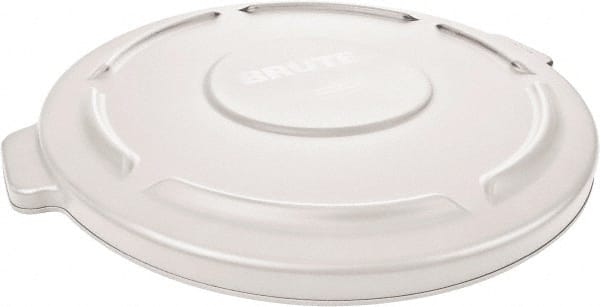 Rubbermaid fg263100wht Trash Can & Recycling Container Lid: Round, For 32 gal Trash Can 