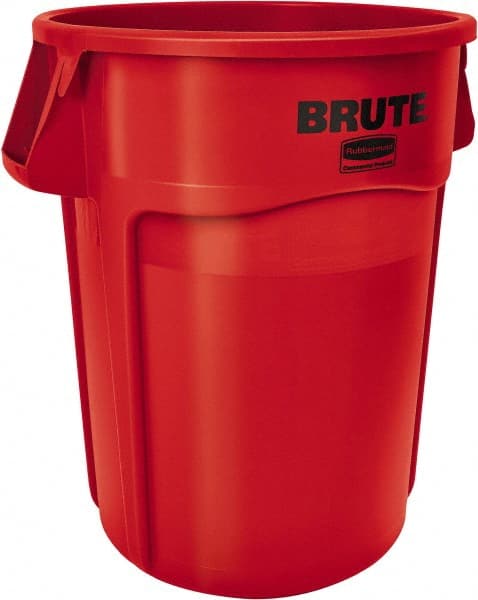 Rubbermaid 10 Gal Red Round Trash Can, Rubbermaid Tall Round Trash Can