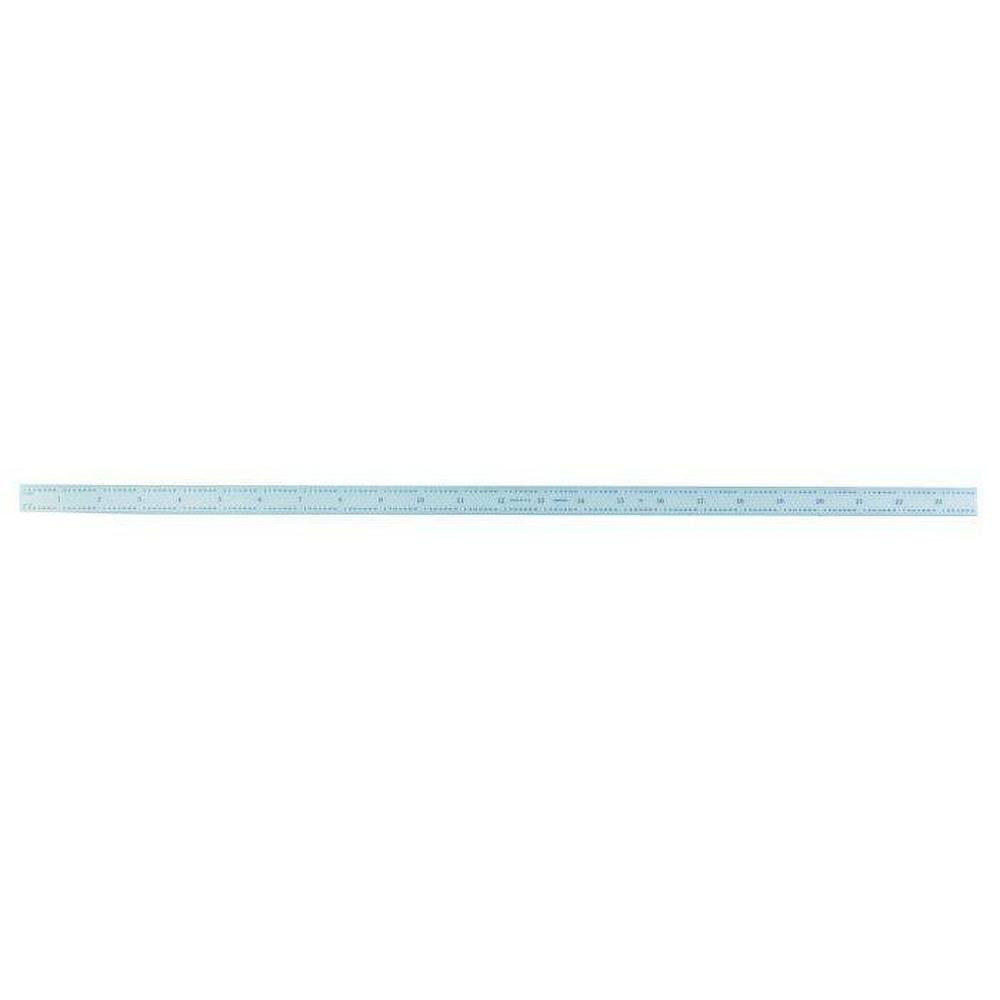 Règle Flexible Machiniste PEC 12 Pouces – Acier Inox, Graduation 5R (1/64, 1/32, 1/10, 1/100)