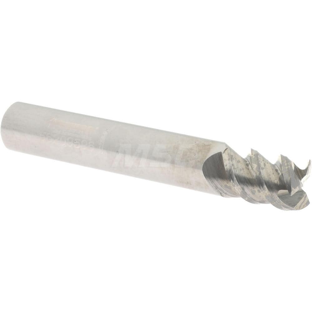 Accupro 360S3125 Square End Mill: 5/16 Dia, 7/16 LOC, 5/16 Shank Dia, 2 OAL, 3 Flutes, Solid Carbide 