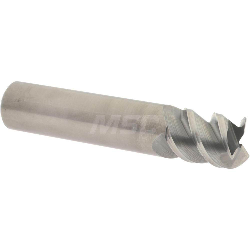 Accupro 360S5000 Square End Mill: 1/2 Dia, 5/8 LOC, 1/2 Shank Dia, 2-1/2 OAL, 3 Flutes, Solid Carbide 