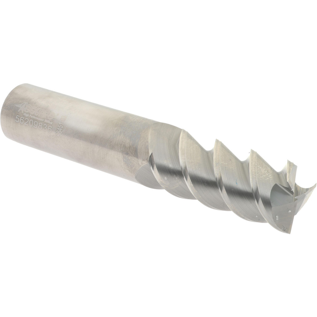 Accupro 3607500 Square End Mill: 3/4 Dia, 1-1/2 LOC, 3/4 Shank Dia, 4 OAL, 3 Flutes, Solid Carbide Image