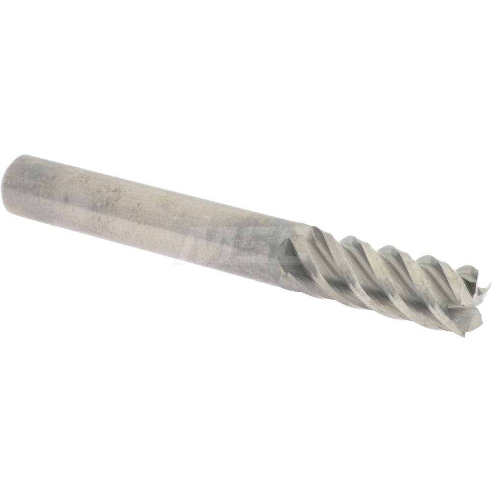 Accupro 5453125 Square End Mill: 5/16 Dia, 13/16 LOC, 5/16 Shank Dia, 2-1/2 OAL, 5 Flutes, Solid Carbide 