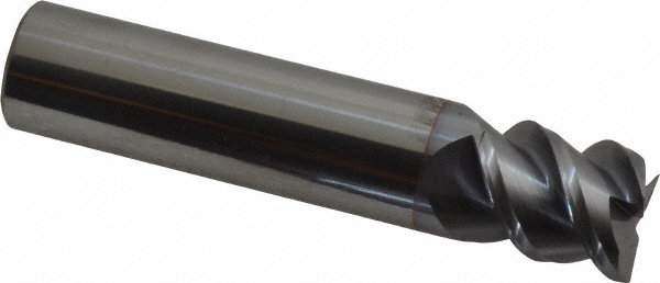 Accupro 360S6250C4 Square End Mill: 5/8 Dia, 3/4 LOC, 5/8 Shank Dia, 3 OAL, 3 Flutes, Solid Carbide Image