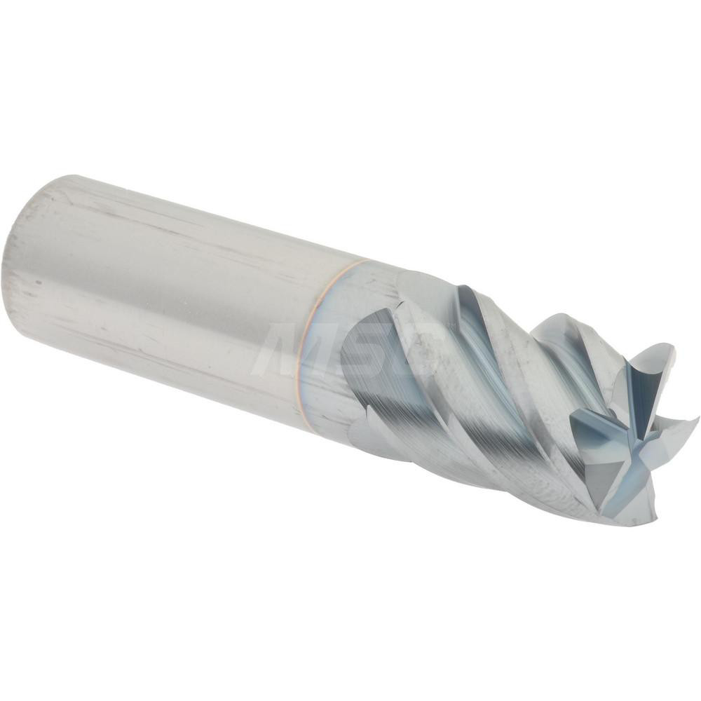 Accupro 545S7500C4 Square End Mill: 3/4 Dia, 1 LOC, 3/4 Shank Dia, 3 OAL, 5 Flutes, Solid Carbide Image