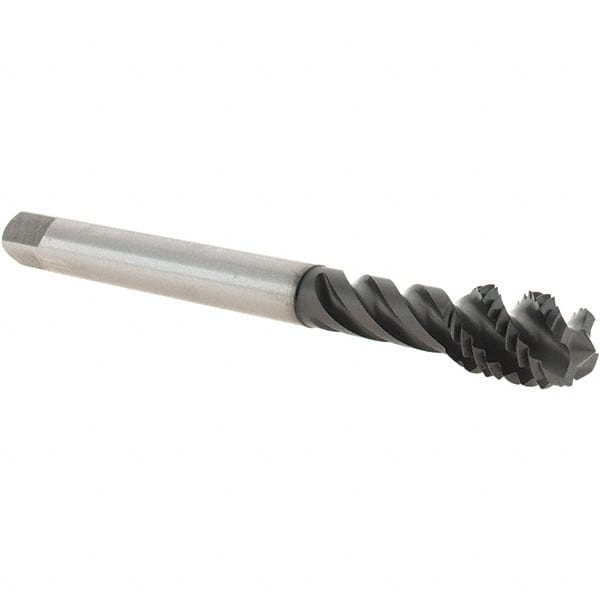 Emuge C050C400.0112 Spiral Flute Tap: M12 x 1.75, Metric, 4 Flute, Modified Bottoming, 6H Class of Fit, Cobalt, GLT-1 Finish 