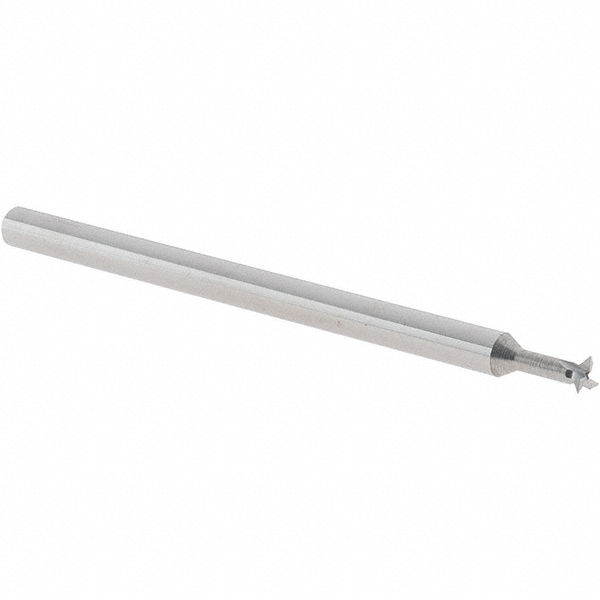 Dovetail Cutter: 90 °, 0.032" Cut Width, Solid Carbide