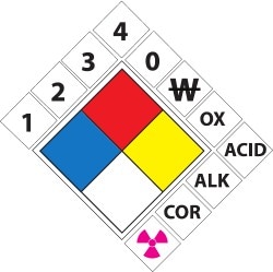 Accuformnmc - Chemical & Hazardous Material Sign: Square, 