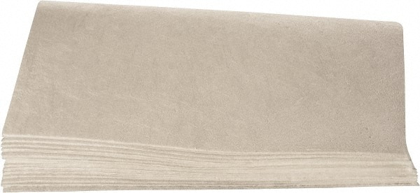 Brady SPC Sorbents BPO500 Sorbent Pad: Oil Only Use, 15" Wide, 17" Long, 17 gal, White 