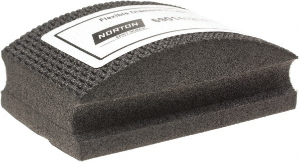 Norton 69014121518 Hand Sanding Pad: Non-Woven, Medium Grade Image