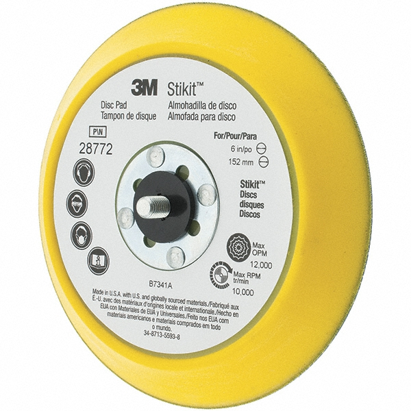 3M Hook & Loop Disc 6" Dia MSC Direct