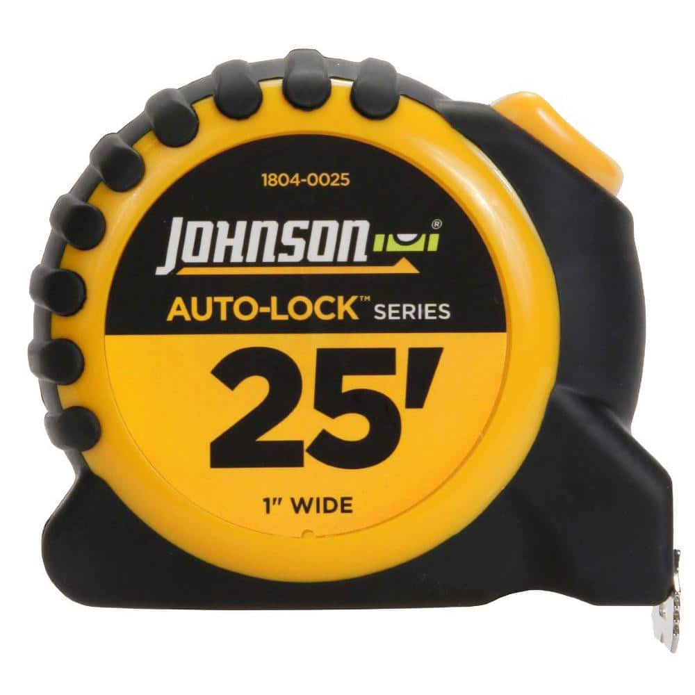 Johnson Level 1804-0025 Auto-Lock Power Tape, 1 x 25