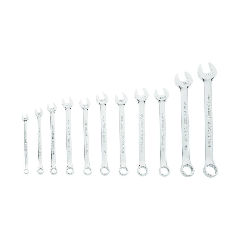 Klein Tools 68502 Combination Wrench Set: 11 Pc, Metric Image