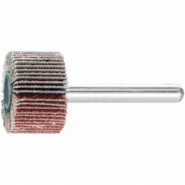 Photos - Abrasive Wheel / Belt Pferd Tools Mounted Flap Wheel: 1" Dia, 5/8" Face Width, 80 Grit, Aluminum Oxide - 1/4" Shank Dia, Coated, Medium Grade, 250 