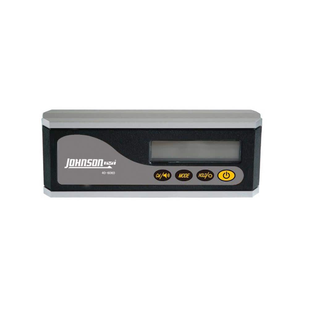 Johnson Level & Tool 40-6060 90° Max Measurement Electronic Inclinometer 