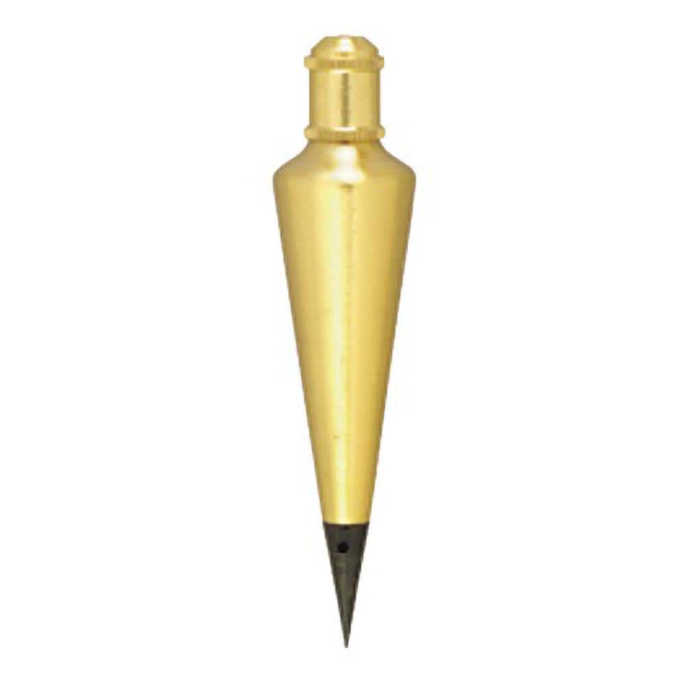 5-5/16 Inch Long, 1-5/16 Inch Diameter Brass Plumb Bob