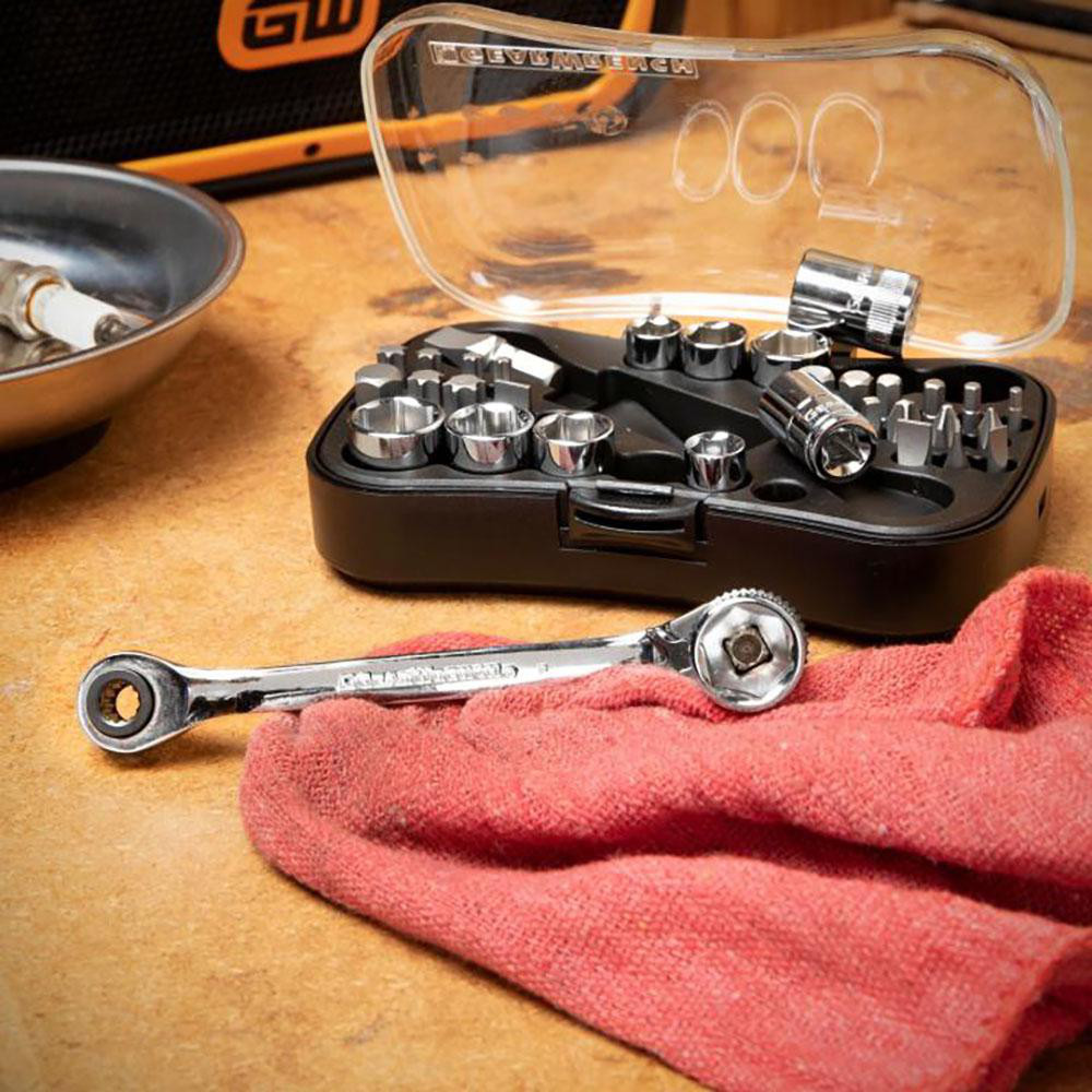 GEARWRENCH 35 Piece 1/4" Drive Ratchet Socket Set 56313141 MSC