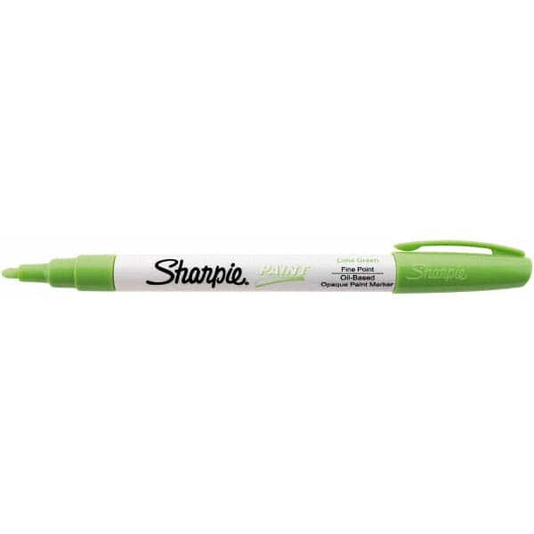 Paint Pen Marker: Lime, Oil-Based, Fine Point