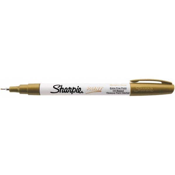 Paint Pen Marker: Gold, Oil-Based, Extra Fine Point