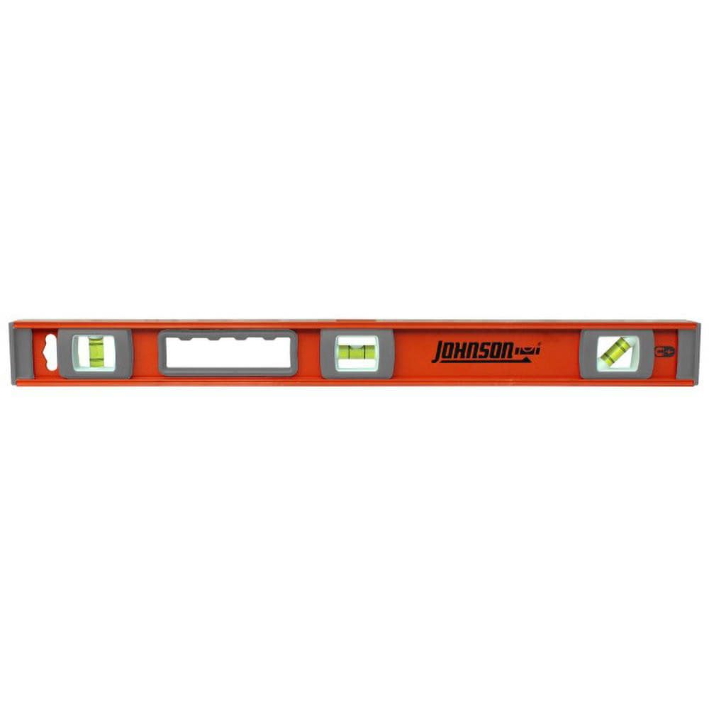 Johnson Level & Tool 1234-2400 Magnetic 24" Long 3 Vial I-Beam Level 