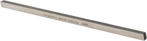 Seco 2148 Tool Bit Blank: 6 mm Width, 6 mm Height, 160 mm OAL, WKE45, Cobalt, Square Image