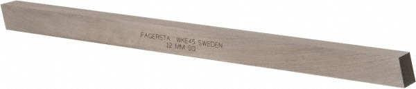 Seco 2051 Tool Bit Blank: 12 mm Width, 12 mm Height, 2 mm OAL, WKE45, Cobalt, Square Image