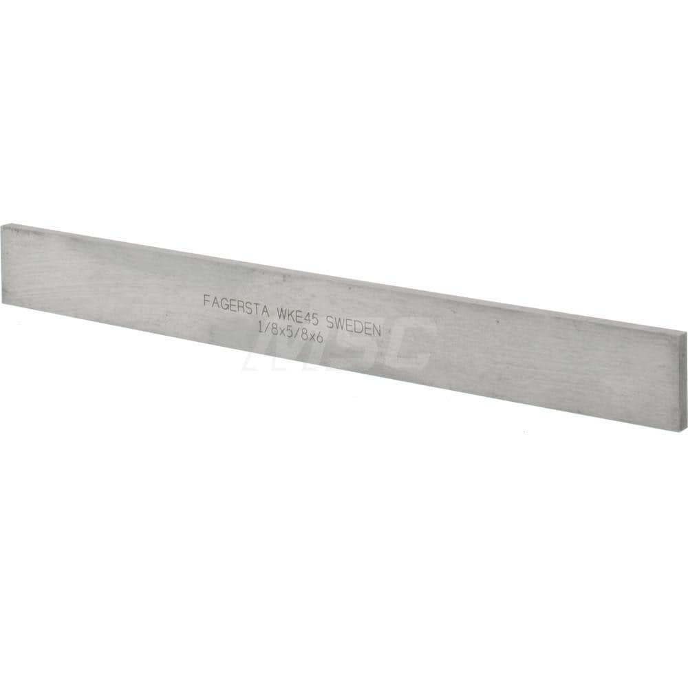 Seco 63005915 Tool Bit Blank: 1/8" Width, 5/8" Height, 6" OAL, WKE45, Cobalt, Rectangle Image