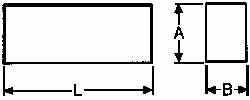 Seco 63007904 Tool Bit Blank: 1/2" Width, 1-1/4" Height, 7" OAL, WKE45, Cobalt, Rectangle Image