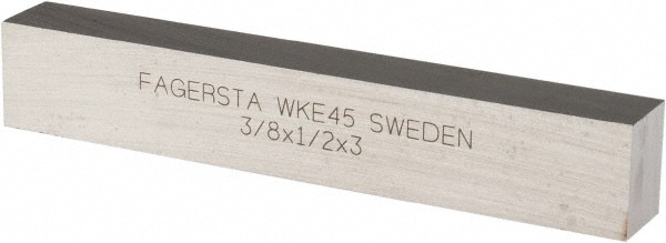 Seco 63007901 Tool Bit Blank: 3/8" Width, 1/2" Height, 3" OAL, WKE45, Cobalt, Rectangle Image