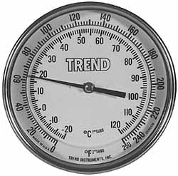 Wika 52876978 Bimetal Dial Thermometer: -40 to 120 ° F, 6" Stem Length Image